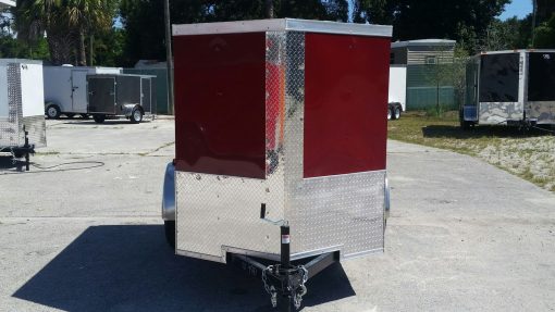 5x8 SA Trailer - Brandywine, Ramp, Side Door, Side Vents