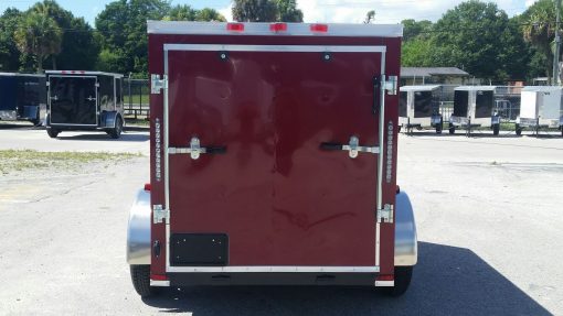 5x8 SA Trailer - Brandywine, Ramp, Side Door, Side Vents