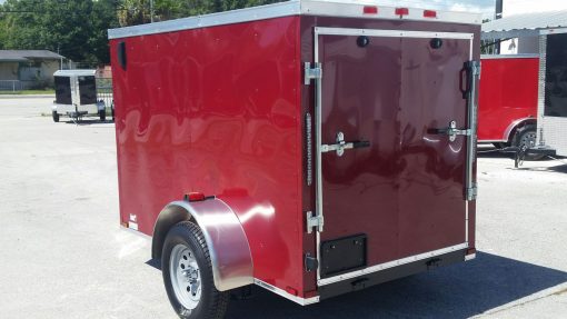 5x8 SA Trailer - Brandywine, Ramp, Side Door, Side Vents