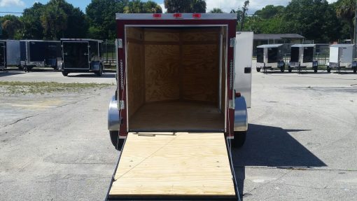 5x8 SA Trailer - Brandywine, Ramp, Side Door, Side Vents