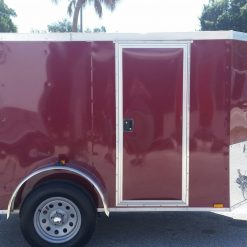 5x8 SA Trailer - Brandywine, Ramp, Side Door, Side Vents