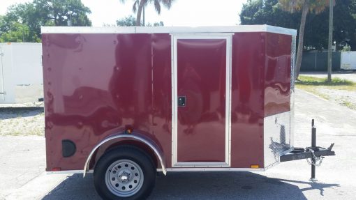 5x8 SA Trailer - Brandywine, Ramp, Side Door, Side Vents