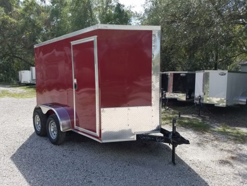 6x10 TA Trailer - Brandywine, Ramp, Side Door, Extra Height