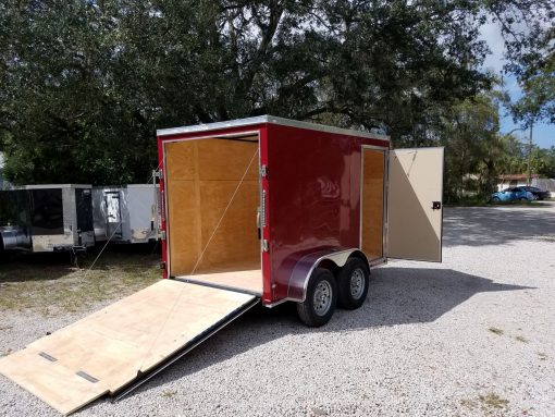 6x10 TA Trailer - Brandywine, Ramp, Side Door, Extra Height