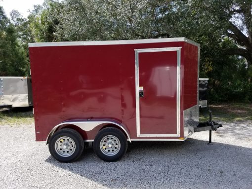 6x10 TA Trailer - Brandywine, Ramp, Side Door, Extra Height