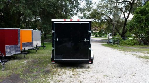 6x14 TA Trailer - Black, Ramp, Side Door, Extra Height