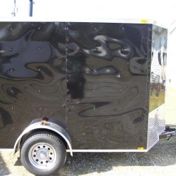 6x8 SA Trailer - Black, Ramp, Extra Height