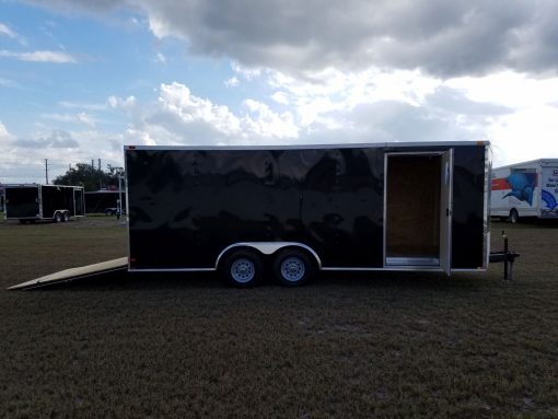 8.5x20 TA Trailer - Black, Ramp, 5K Axles, Electrical, Additional Options