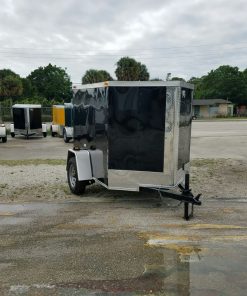 5x6 SA Trailer - Black, Single Door