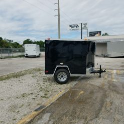 5x6 SA Trailer - Black, Single Door