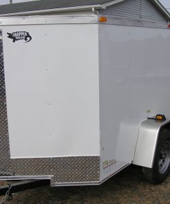 5x6 SA Trailer - White, Ramp