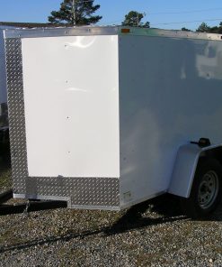 5x6 SA Trailer - White, Single Door