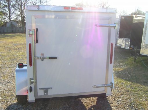 5x6 SA Trailer - White, Single Door