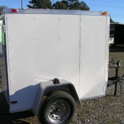 5x6 SA Trailer - White, Single Door