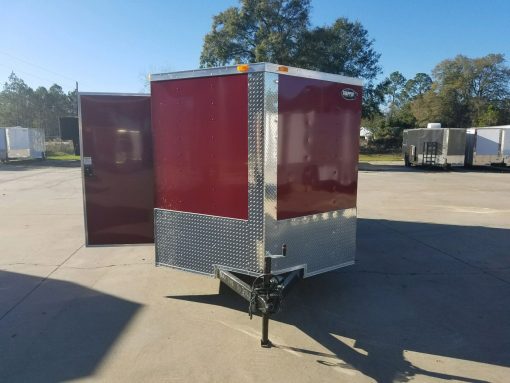 7x16 TA Trailer - Brandywine, Ramp, Side Door, Split Axles