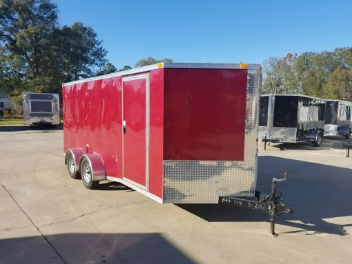 7x16 TA Trailer - Brandywine, Ramp, Side Door, Split Axles