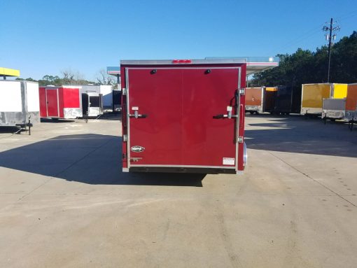 7x16 TA Trailer - Brandywine, Ramp, Side Door, Split Axles