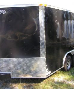 8.5x12 TA Trailer - White, Ramp, Side Door