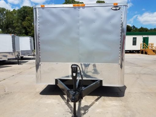 8.5x20 TA Trailer - Silver Frost, flat Front, Electric, Escape Door