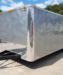 8.5x20 TA Trailer - Silver Frost, flat Front, Electric, Escape Door