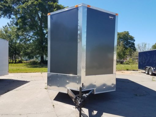 8.5x20 TA Trailer - Charcoal, Ramp, 7K Axles, Extra Height, Electrical, AC, Additional Options