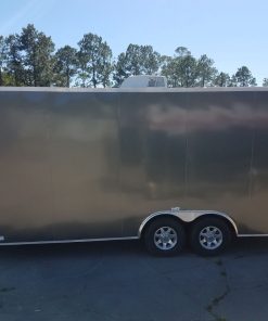 8.5x20 TA Trailer - Charcoal, Ramp, 7K Axles, Extra Height, Electrical, AC, Additional Options