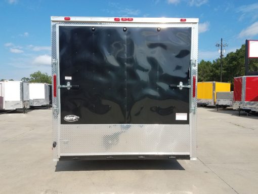 8.5x24 TA Trailer - Black, Ramp, Side Door, 5K Axles, Extra Height, Customizations