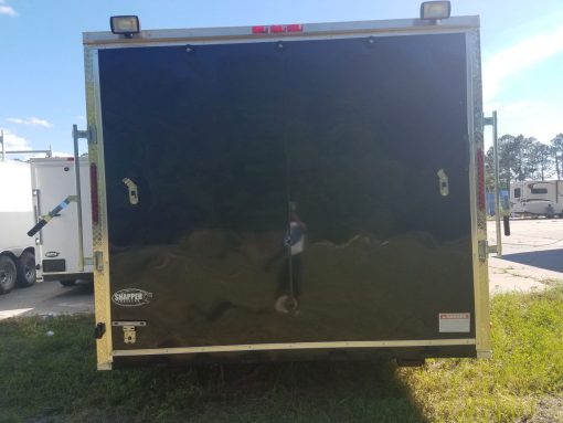 8.5x30 TA Trailer - Black, Electrical, Finished Interior, Cabinets, Additional Options