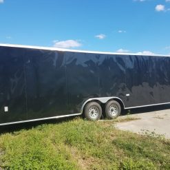 8.5x30 TA Trailer - Black, Electrical, Finished Interior, Cabinets, Additional Options